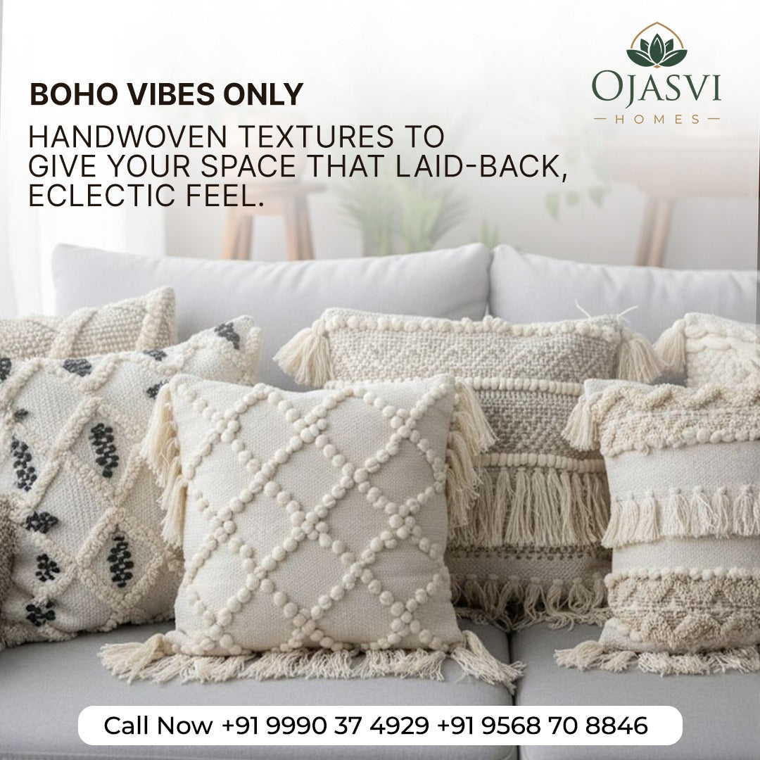 Boho Cushion Covers – 16 × 16 Inches