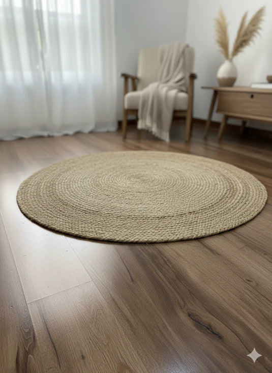 3 Feet Round Jute Rugs