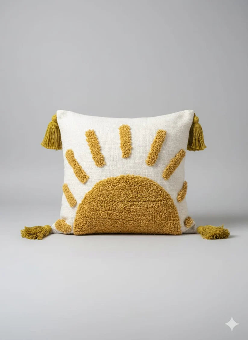 Sunrise Tufted Cushion Cover