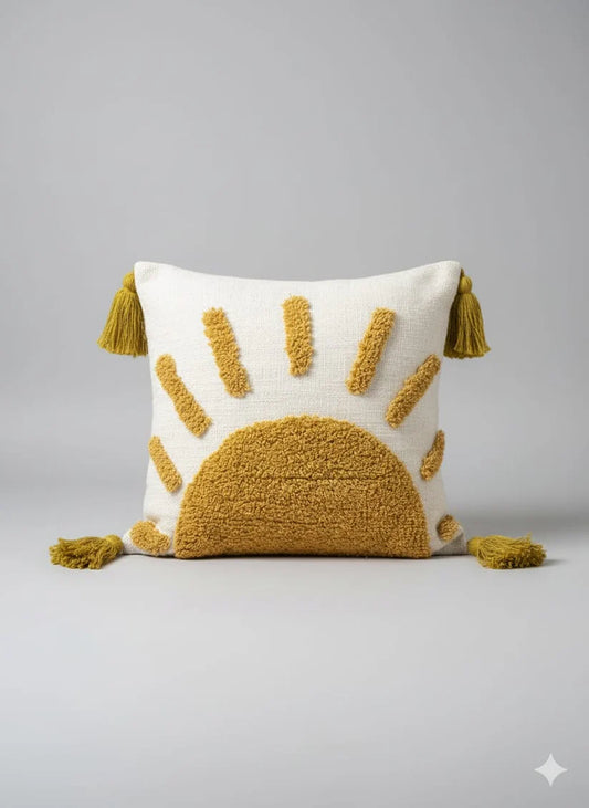 Sunrise Tufted Cushion Cover