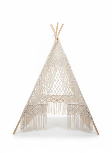 6 Feet Natural White Tepee Tent