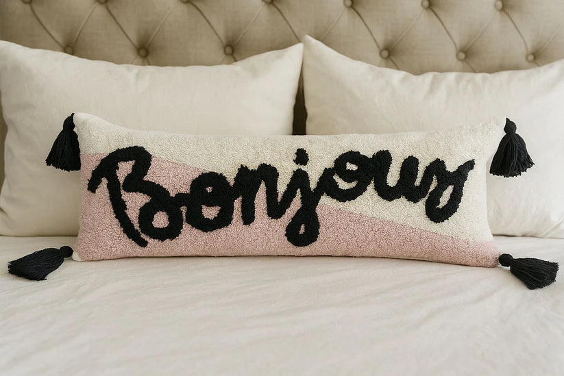 Fully Tufted “Bonjour” Lumbar Cushion