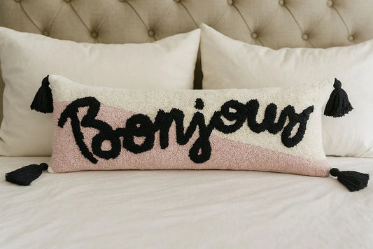 Fully Tufted “Bonjour” Lumbar Cushion
